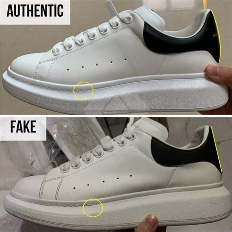 REAL vs FAKE ALEXANDER MCQUEEN SNEAKERS .